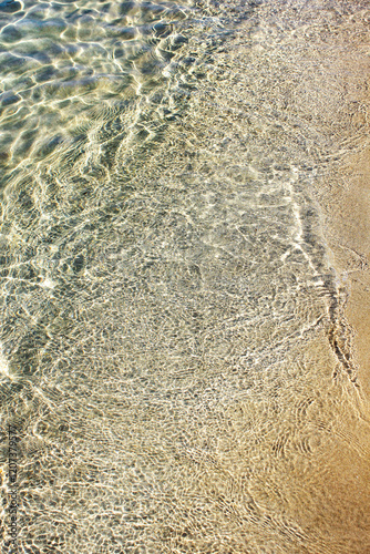 Beautiful seashore close up view.