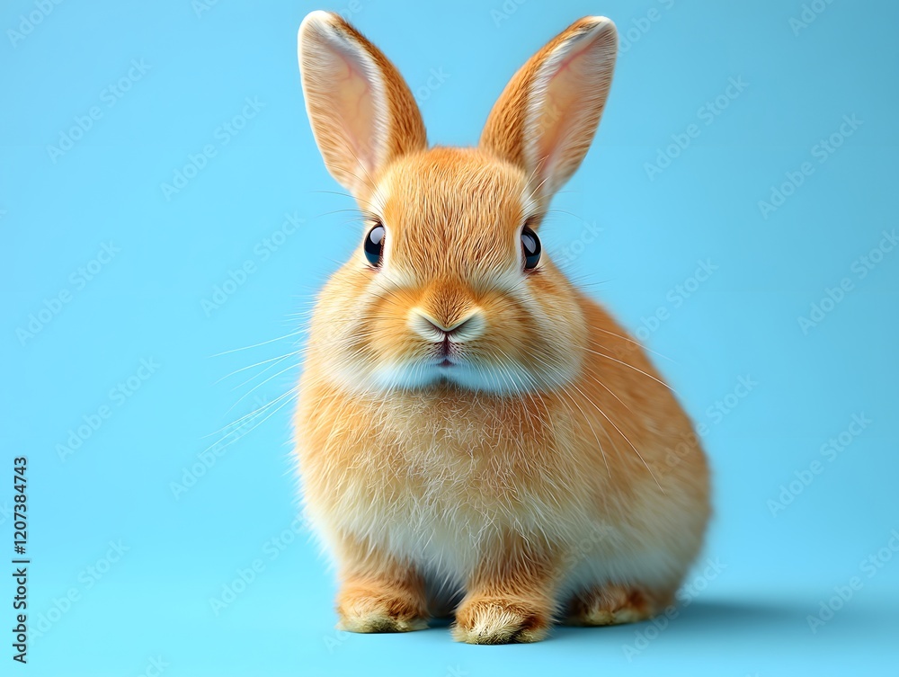 Obraz premium Cute Easter bunny. Easter Celebration Concept