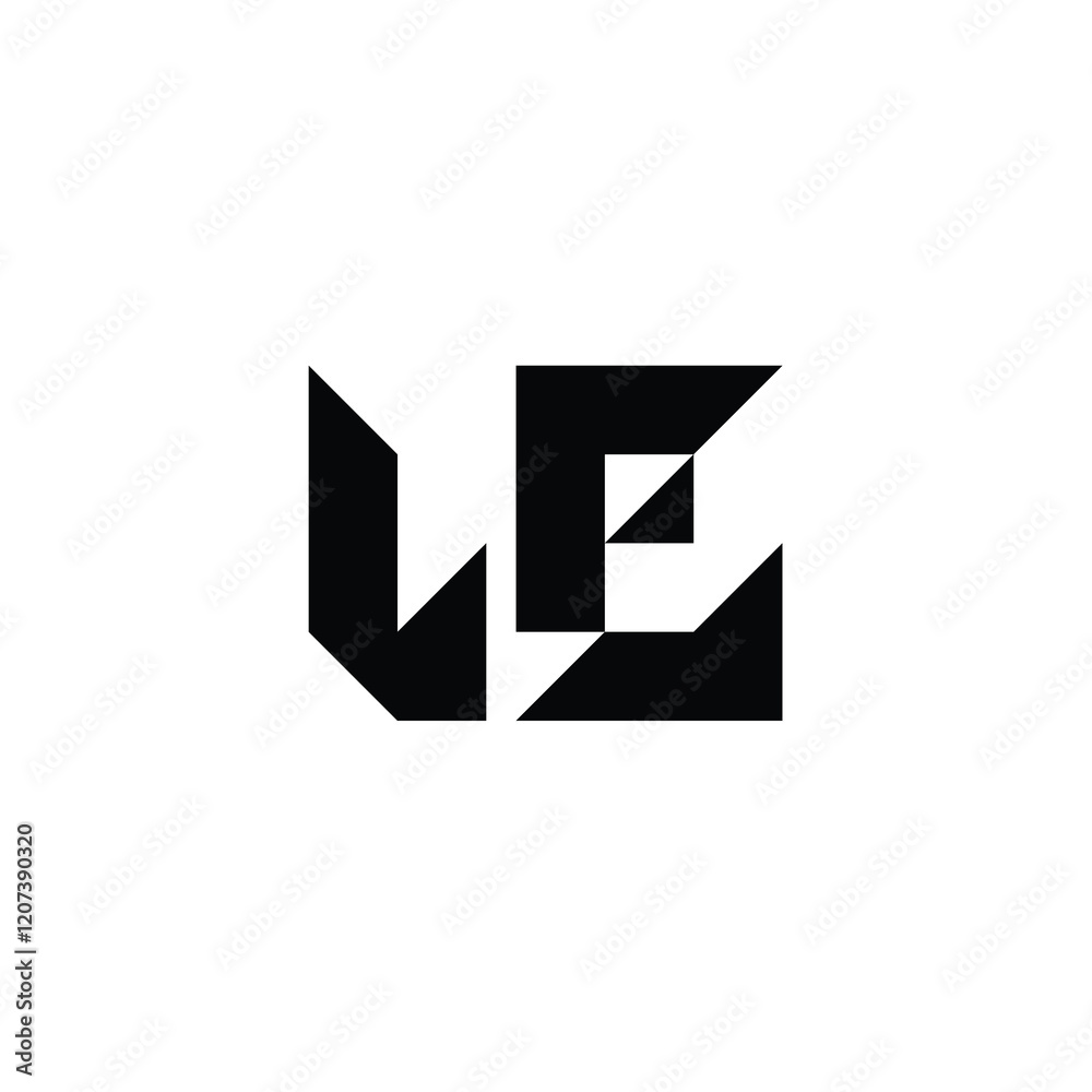 LE monogram logo design letter text name symbol monochrome logotype alphabet character simple logo LE monogram logo design letter text name symbol monochrome logotype alphabet character simple logo