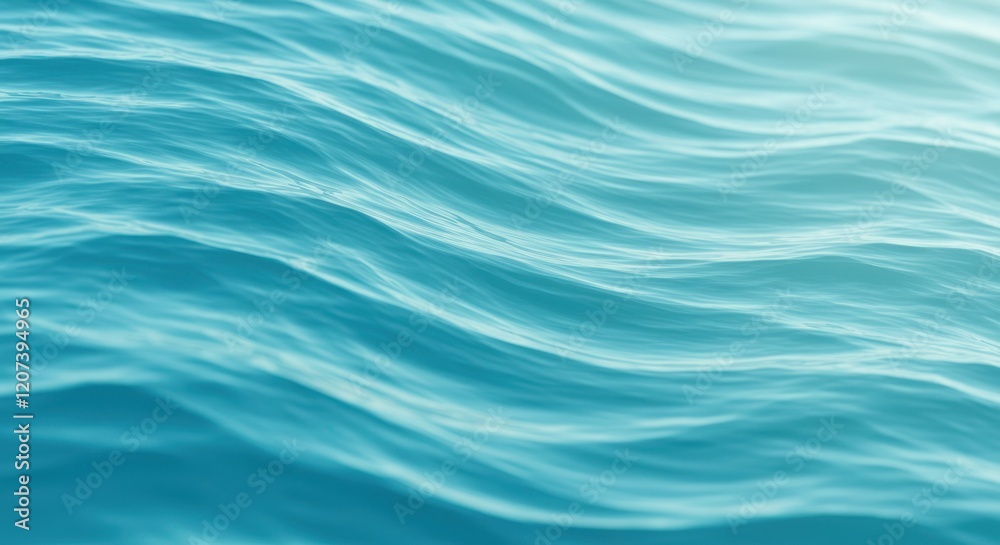 Tranquil ocean waves in sunlight: serene sea texture and blue water pattern Tranquil ocean waves in sunlight: serene sea texture and blue water pattern