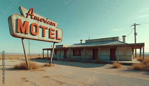 The motel is no longer in operation photo