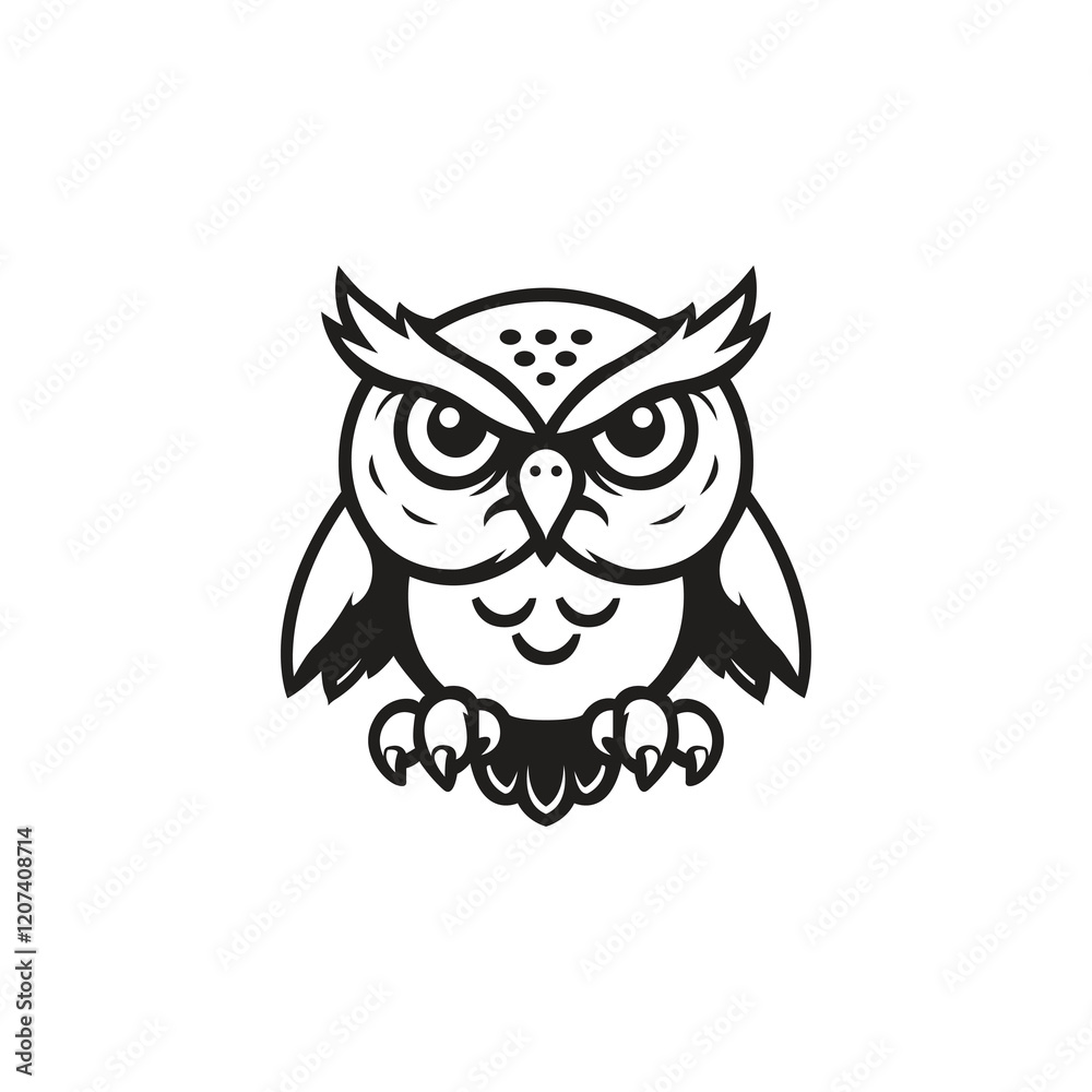 Owl Bird Mascot Owl Bird Mascot