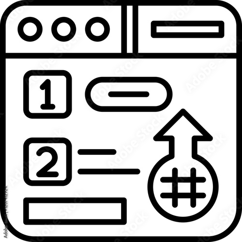 Trending topic Icon