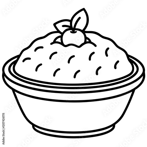Minimal Peach Cobbler Design
