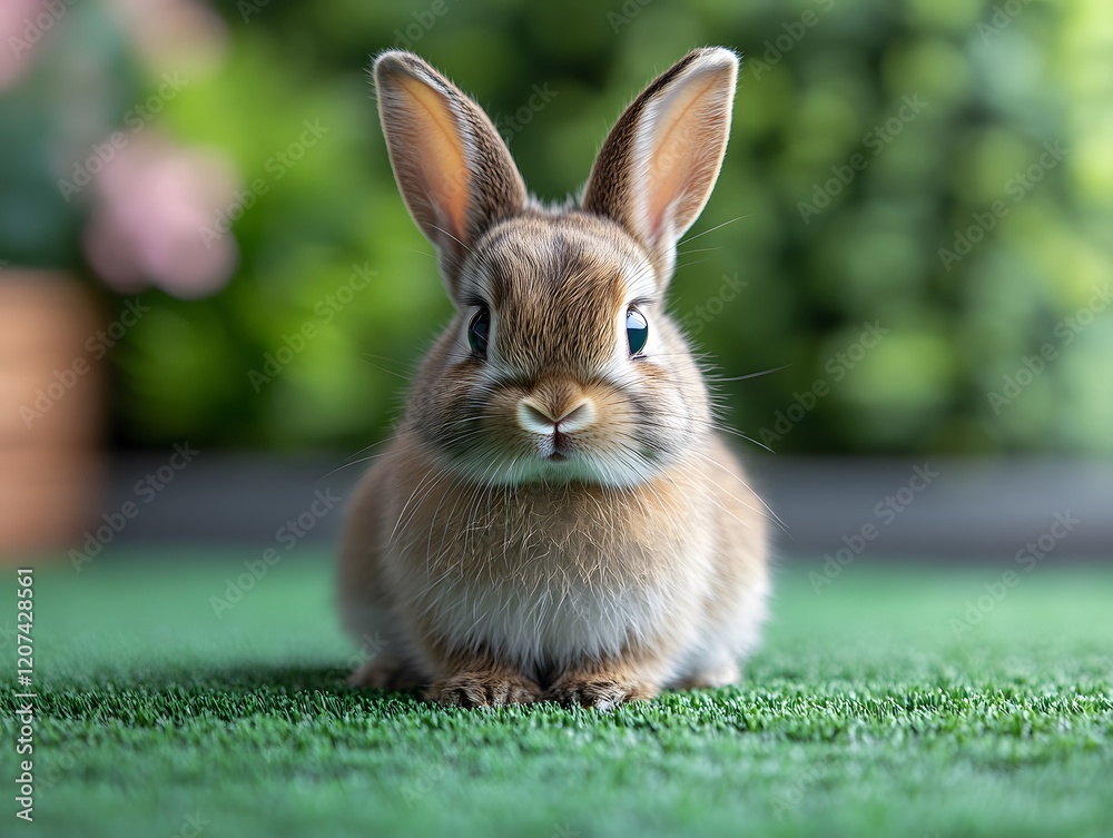 Fototapeta premium Cute Easter bunny. Easter Celebration Concept