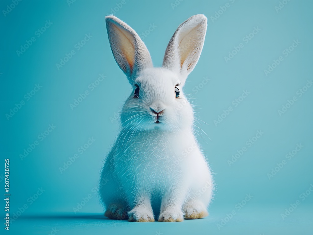 Obraz premium Cute Easter bunny. Easter Celebration Concept