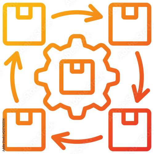Supply Chain Icon