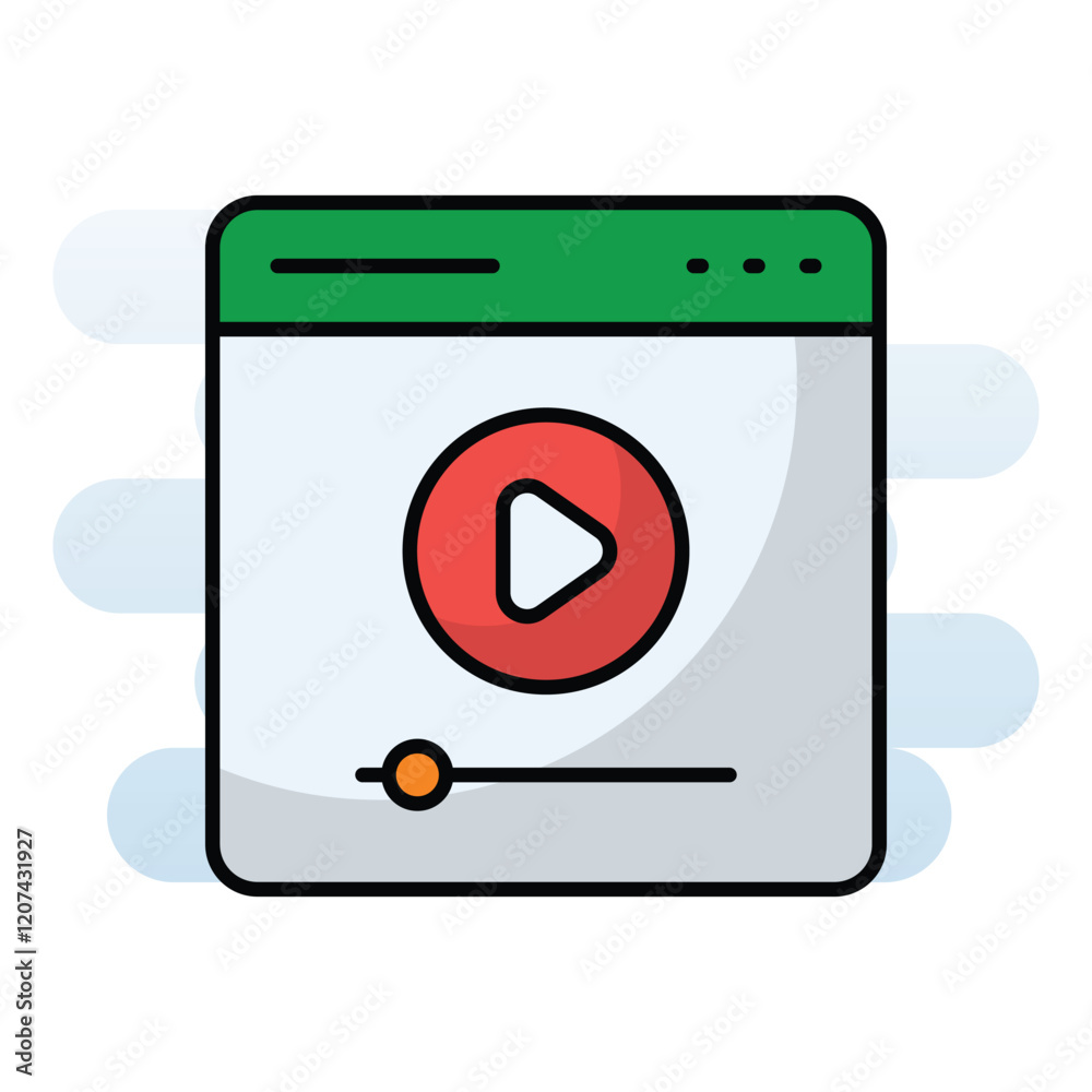 Video Marketing vector icon Video Marketing vector icon