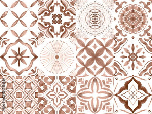 Mocha Azulejos Tile Collection
