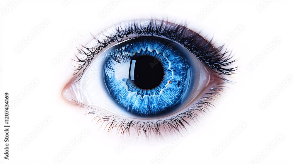 vivid closeup of a bright blue eye featuring a glowing iris intricate details and soft lashes on a white background
vivid closeup of a bright blue eye featuring a glowing iris intricate details and soft lashes on a white background