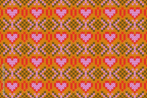seamless pattern of knitting texture for the background of the postcards, invitations, wallpapers, banners and fabric pattern.