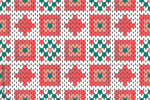 seamless pattern of knitting texture for the background of the postcards, invitations, wallpapers, banners and fabric pattern.