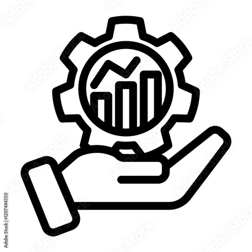 Development Icon Outline Style