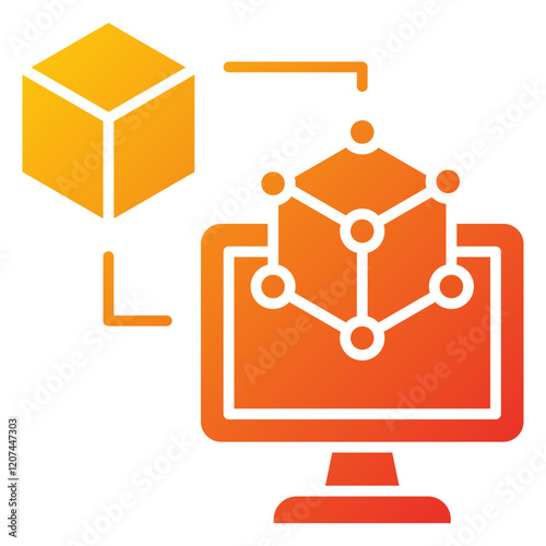Digital Twin Icon