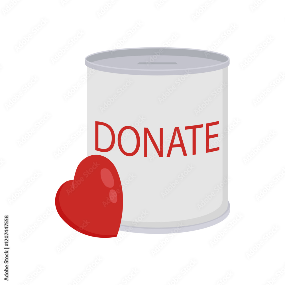 Donation Box Vector Illustration Donation Box Vector Illustration