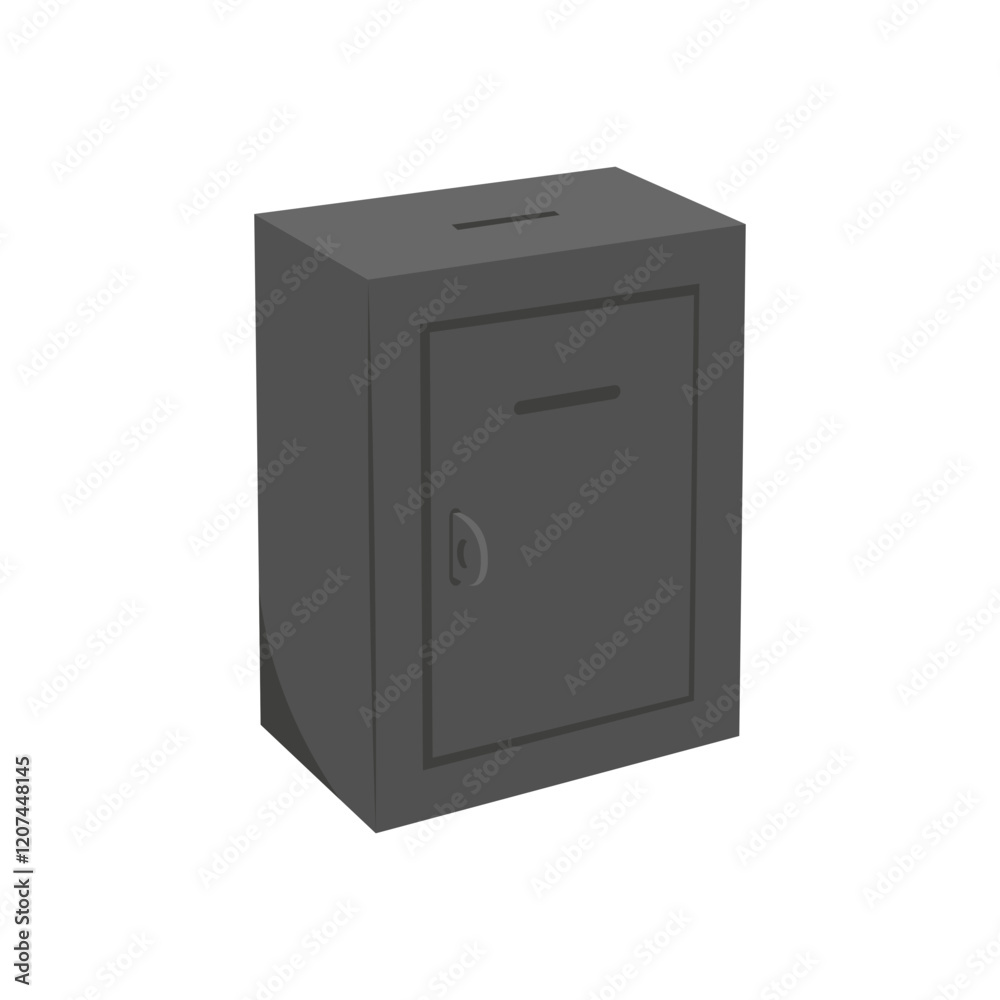 Donation Ballot Box Vector Illustration Donation Ballot Box Vector Illustration