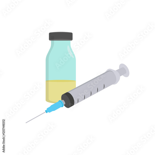 Vaccines Donation Vector Illustration
