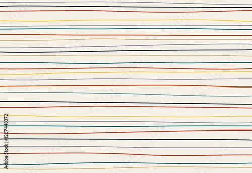 ミニマリストの線パターン:冬の色、シンプルな形状、シームレスベクター、モダンアート、パステルパレット、分離された白、クリーンなデザイン、抽象、高品質。