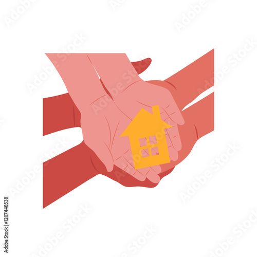 Foster Care Vector Illustration