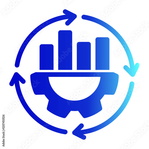 Operation Icon Glyph Gradient Style