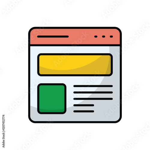Webdesign vector icon
