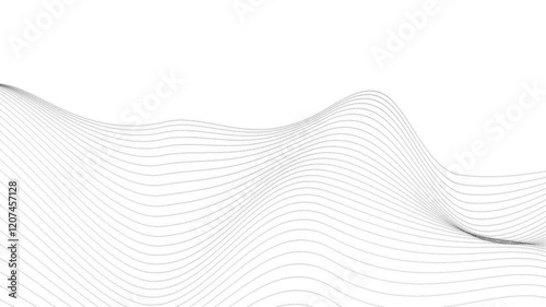 Abstract curves lines stripes pattern colorful wave dots particles 4k video animation . Abstract curve lines wave net with dots motion background