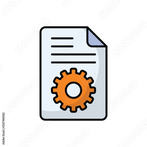 Content Management vector icon