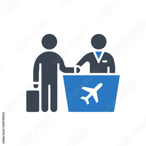 Passenger Check-In Icon
