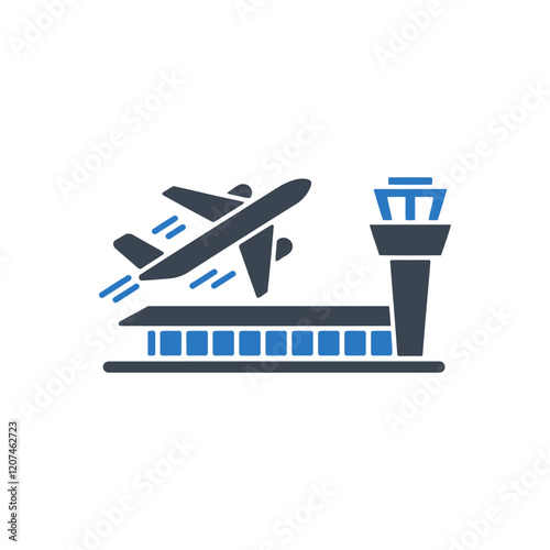 Airplane Takeoff Icon