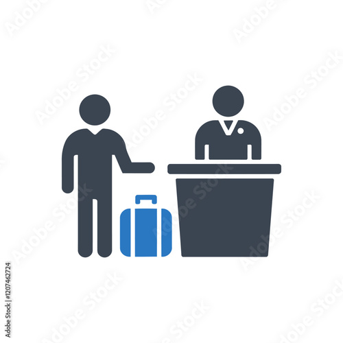 Hotel Reception Icon