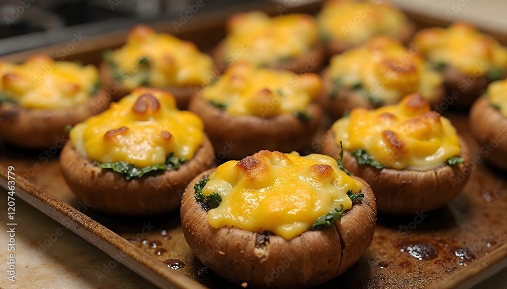 Cheesy Mac and Cheese Stuffed Mushrooms Recipe Cheesy Mac and Cheese Stuffed Mushrooms Recipe