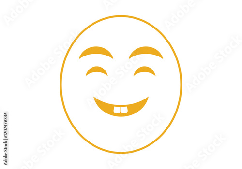 Cara sonriente. Cara alegre. Alegría. Sonrisa. Chino