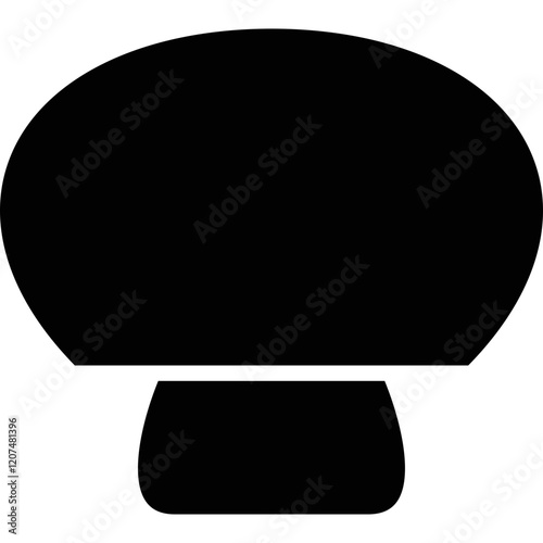 Simple vector icon mushroom
