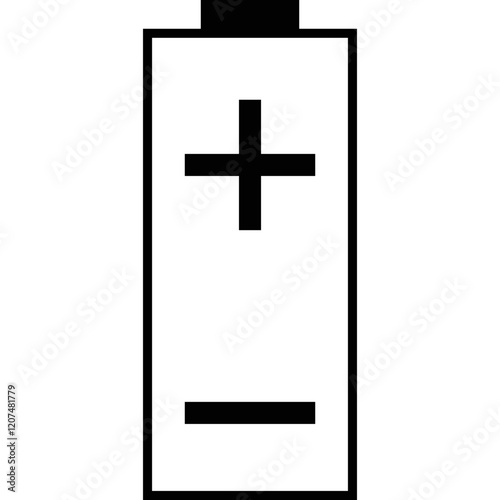 Simple vector icon battery
