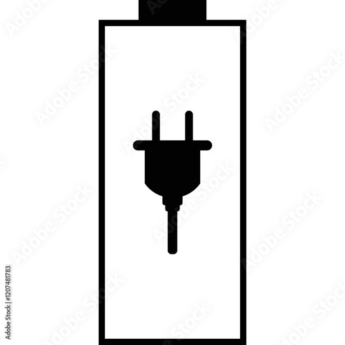 Simple vector icon battery
