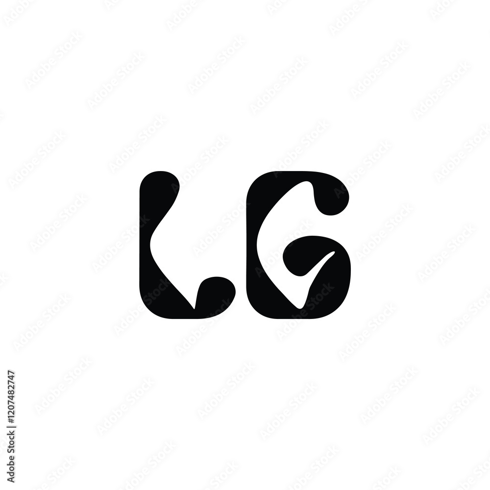 LG monogram logo design letter text name symbol monochrome logotype alphabet character simple logo LG monogram logo design letter text name symbol monochrome logotype alphabet character simple logo