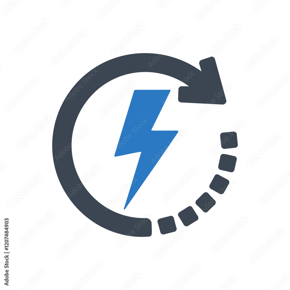 Energy Cycle Icon
