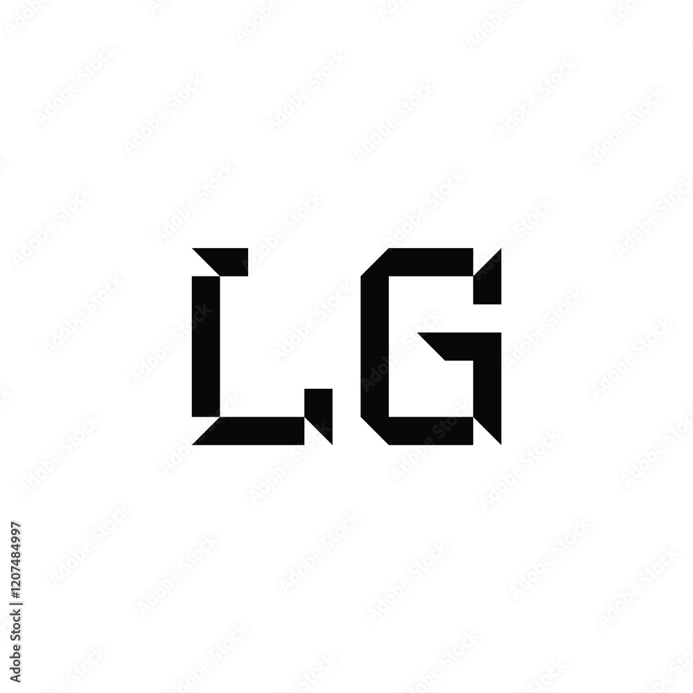 LG monogram logo design letter text name symbol monochrome logotype alphabet character simple logo LG monogram logo design letter text name symbol monochrome logotype alphabet character simple logo