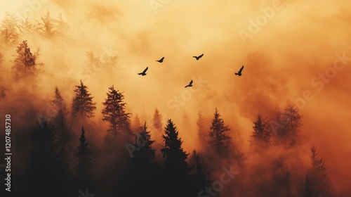 Birds Escaping Deforestatio...