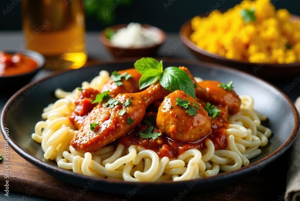 Indian Chicken Tikka Jalfrezi Curry Dinner - Delicious & Aromatic Indian Chicken Tikka Jalfrezi Curry Dinner - Delicious & Aromatic