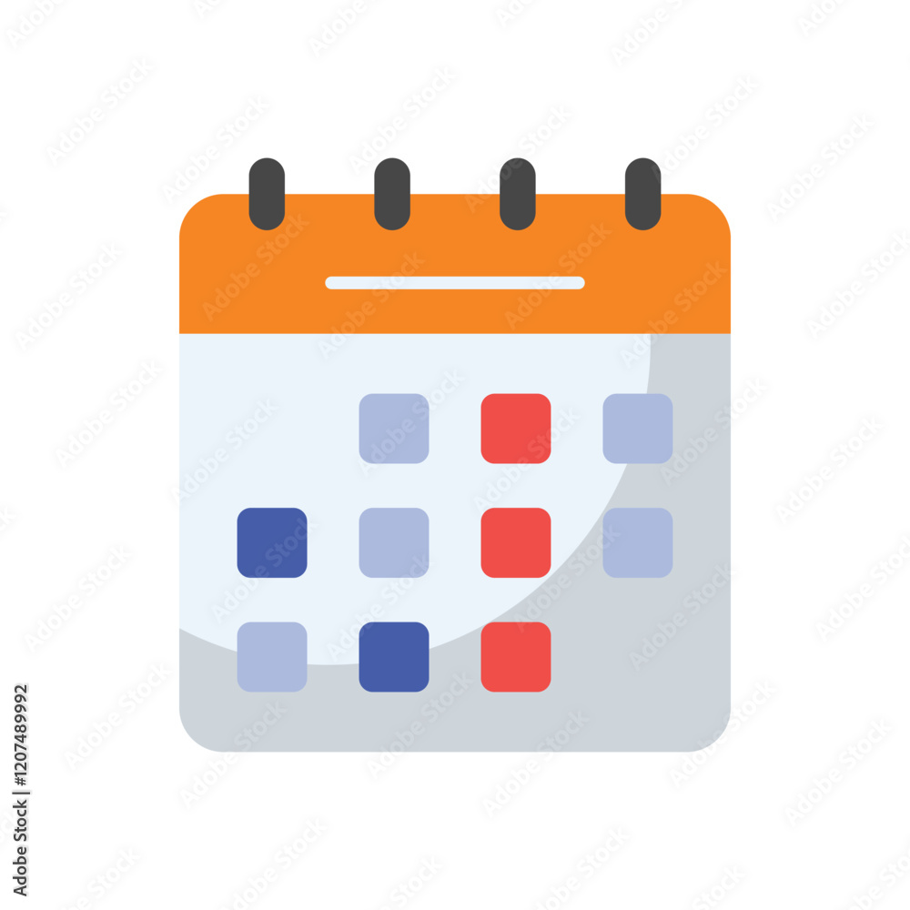 Fototapeta premium Events Calendar vector icon