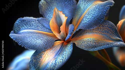 close up orchid flower