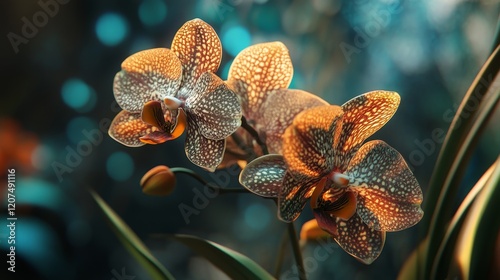 close up orchid flower