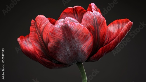 close up tulip flower