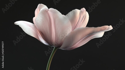 close up tulip flower