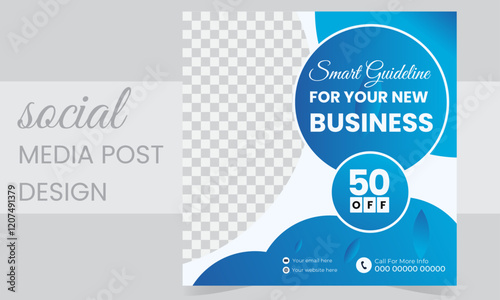 social media post template collection. Usable for social media post and website ads