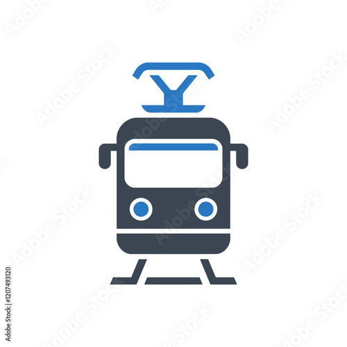 Tramway Front View Icon
