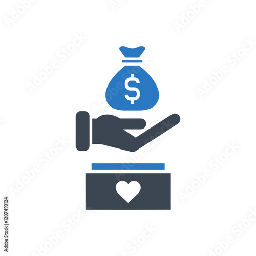 Charitable Giving Box Icon
