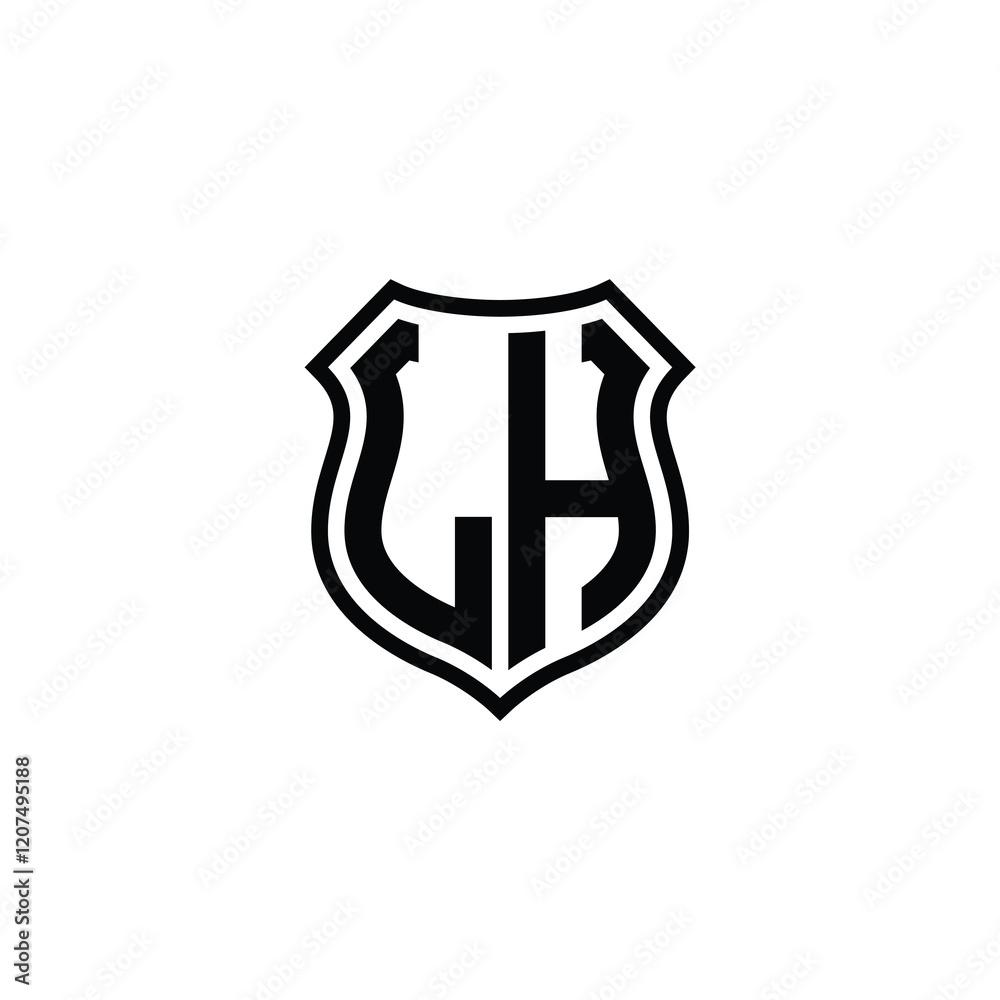 LH monogram logo design letter text name symbol monochrome logotype alphabet character simple logo LH monogram logo design letter text name symbol monochrome logotype alphabet character simple logo
