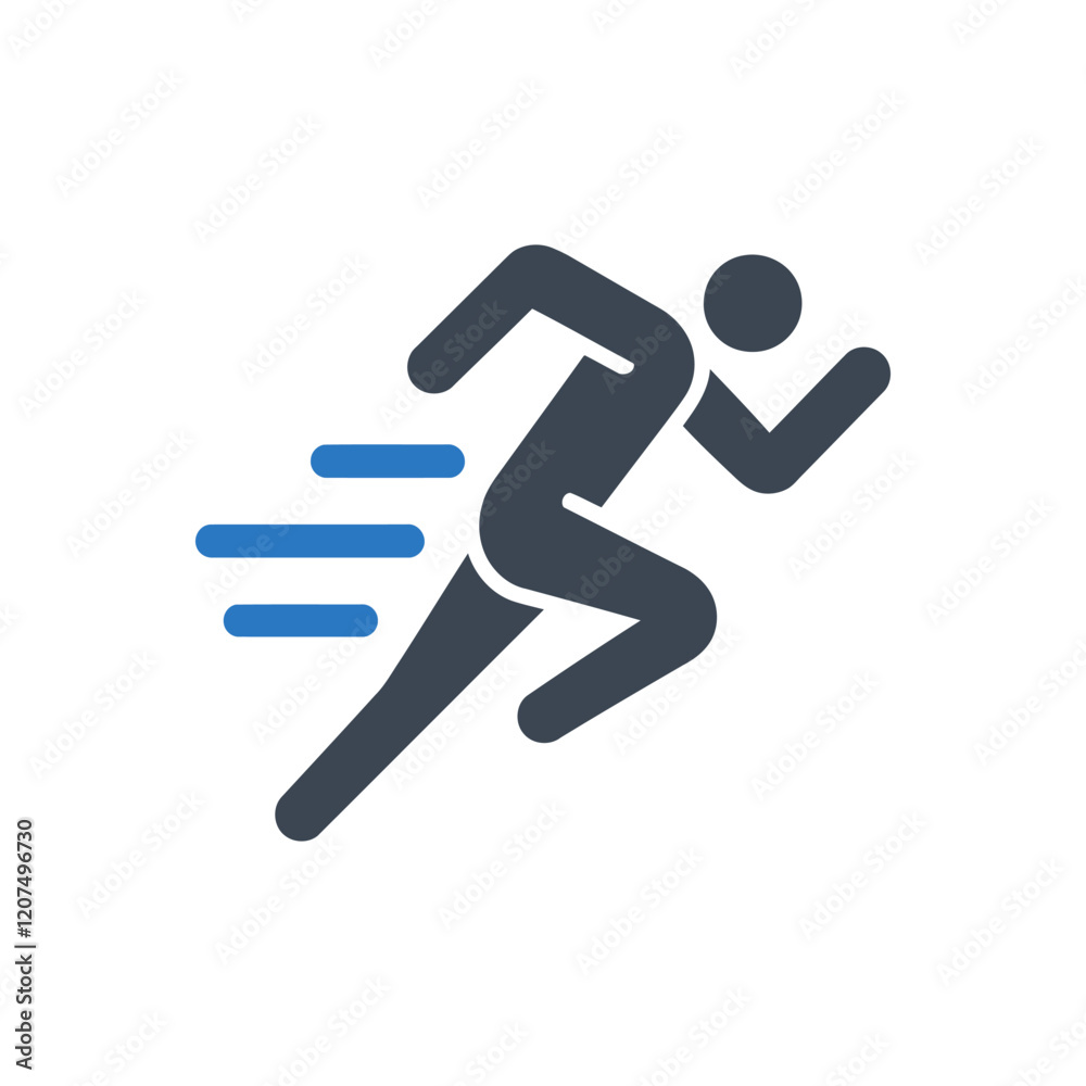 Running Speed Icon Running Speed Icon